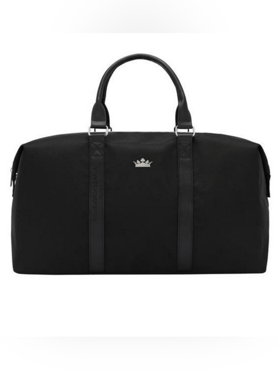 Dolce & Gabbana Other - 🖤 Dolce & Gabbana K Duffle Bag Black Canvas Weekender Travel Bag-NEW